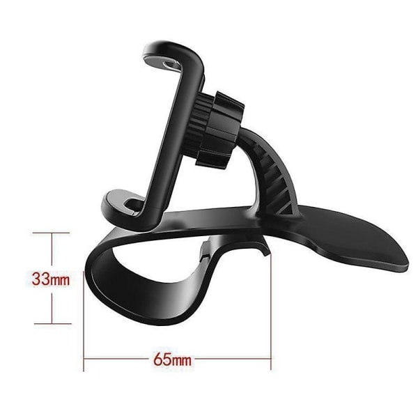 Mobilholder til bil - Instrumentbræt - Mobiltelefonholder - GPS-holder til iPhone Samsung - Universal bilholder