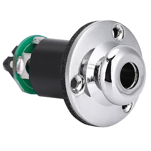 1/4 (6,35 mm) utgang 2,5 mm inngang endepinne-jack for akustisk gitar innebygd piezo-pickup