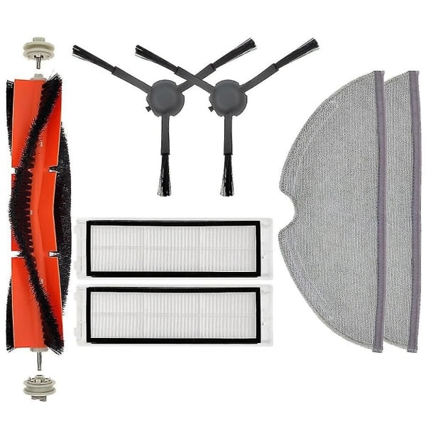 Nytt kompatibelt med Xiaomi Mi Robot Vacuum Mop 2 Pro+ Kit Børste Filter Moppeklut