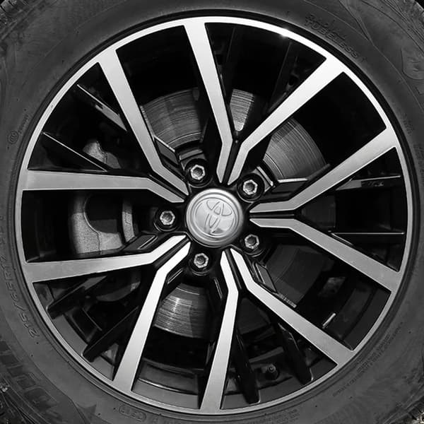 4-pack - Toyota Center Caps / Wheel Hub Emblems - B 75 57mm - Silver