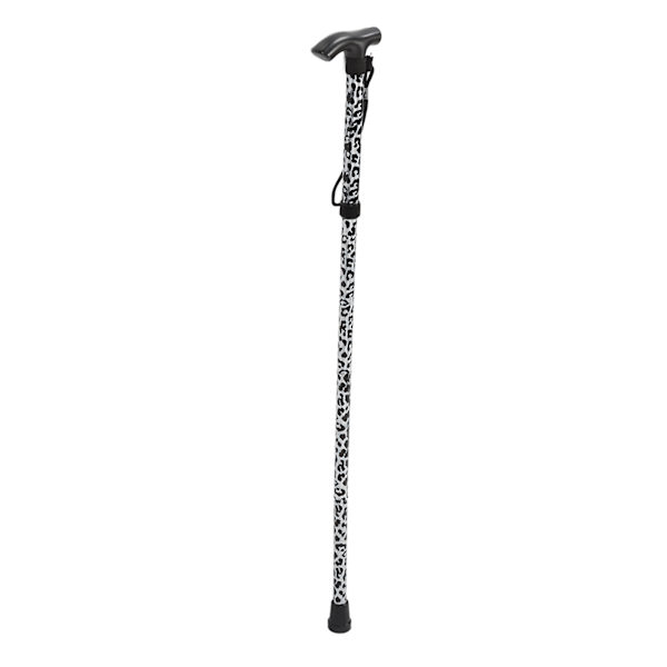 Foldbar vandrestav i aluminiumslegering, ergonomisk, udtrækkelig, 5 niveauer, foldbar vandrestav til ældre og handicappede