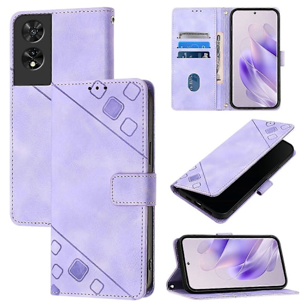 Preget Skinnveske for TCL 505{HH}