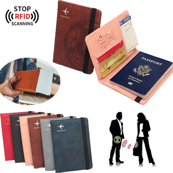 RFID Pas Holder Pas Taske SORT