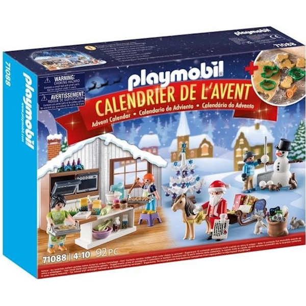 PLAYMOBIL Advent calendar - Christmas cake - 4 characters and accessories