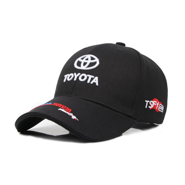 TOYOTA lippis F1 lippis kaarevalla lipalla - musta