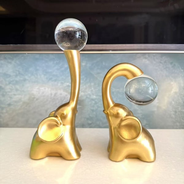 Elefant ornamenter heldig elefant krystalkugle TV vinskab veranda stue dekoration let luksus high-end housewarming julegave