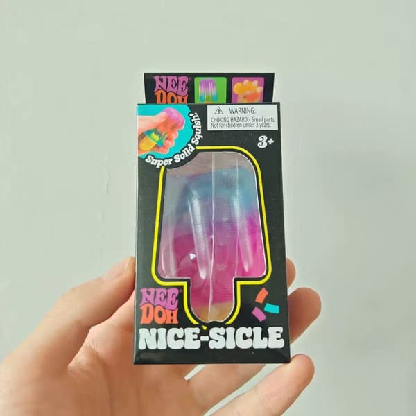 Trendiga sensoriska leksaker Gradient Popsicle Squeeze Toy, mjukt material, långsamt stigande, stresslindring, ventilationsfunktion, vuxna barn kontor hem ångest Blue gradient