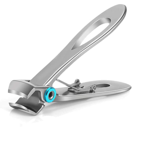 Extra Large Toenail Clippers for Thick Nails, Heavy Duty Professional Home Tools Silver