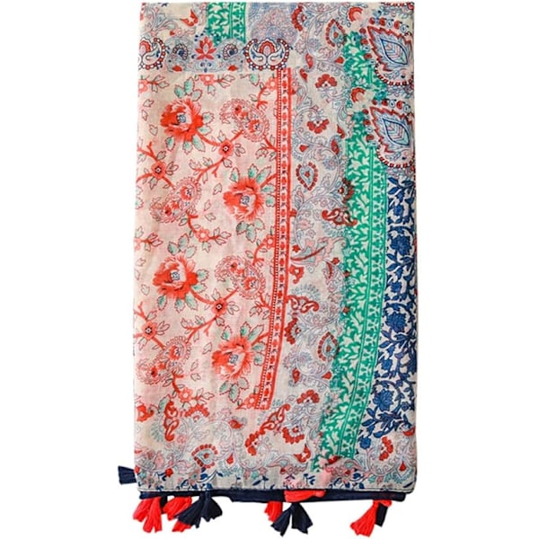 Damscarf Lång Stor Sjal Elegant Lätt Vikt Scarves Mjuk Wa