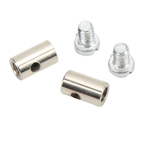 6mm/0.2 tum Lödfria Kabelnipplar Universal Metall Bromslinje Gasreglage Chokeände för Bil Motorcykel Cykel 0.1