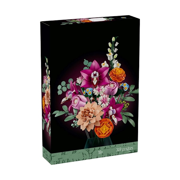 Rakennuspalikat Kukat Säilötyt Kukat Ruusut Ystävänpäivälahja Kimppu Koottavat Lelut 103-A3-potted bouquet-morning glory