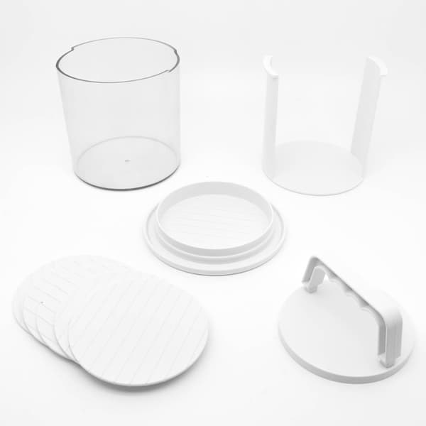 Kreativ hamburgarpress för köket 9-layer hamburger patty maker