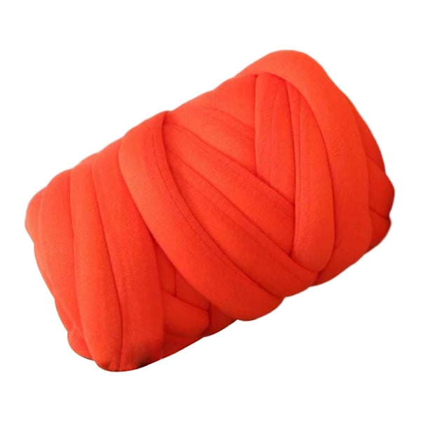Tjockt Garn Stickning För Armstickning Mjukt Garn 250g För DIY Mattframställning Orange