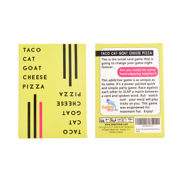 Nyt Taco Cat Få Ost Pizza Kortspil Familie Fest Sjovt Spil{hh}
