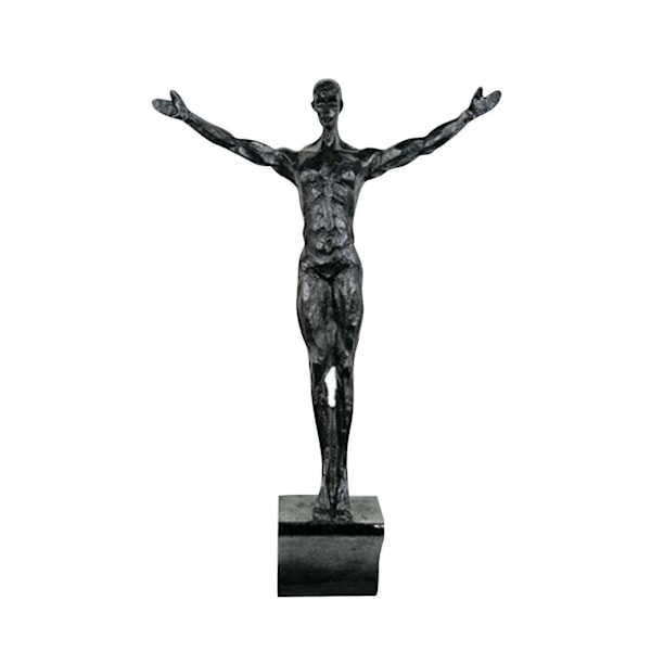 Bergsklättring Karaktär Skulptur Väggdekoration Bakgrundsvägg Utomhussport Dekoration Konst Kreativ Hängande Klätterstaty D