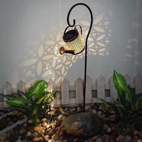 Solarlampa solcellsbelysning utomhus vattentät solcells-LED