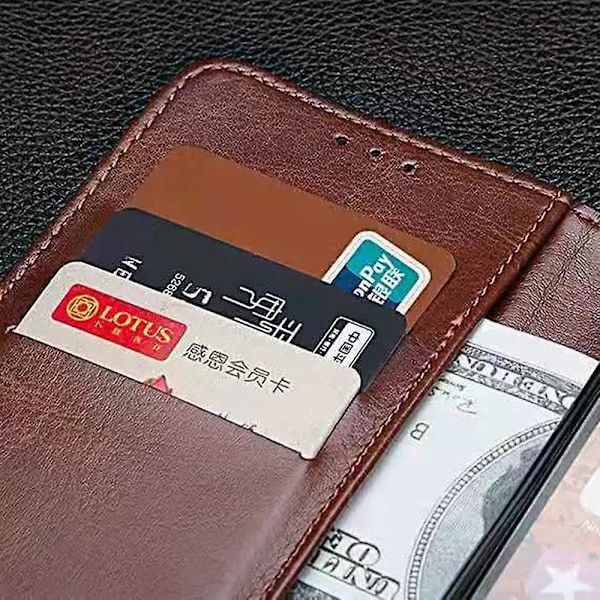 IDEWEI Etui til Fairphone 5 Stativpung Telefon Læderetui{HH}