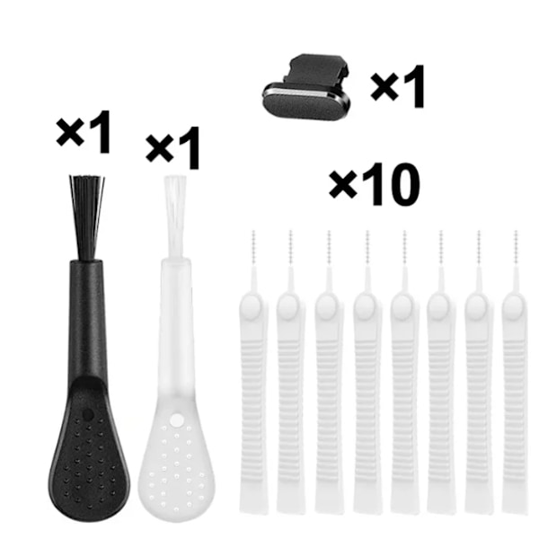 iPhone Mobiltelefon Laddningsport Dammskydd Rengöringskit