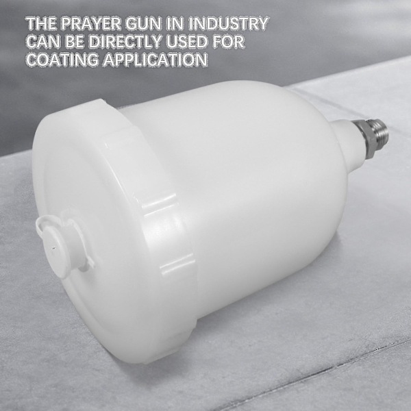 Spraypistol Kopp Erstatningspotte 600ml - Kompatibel med Devilbiss Gti / Tekna Pro Pri Flg - Ny Høy Kvalitet - Rask Levering_Newway