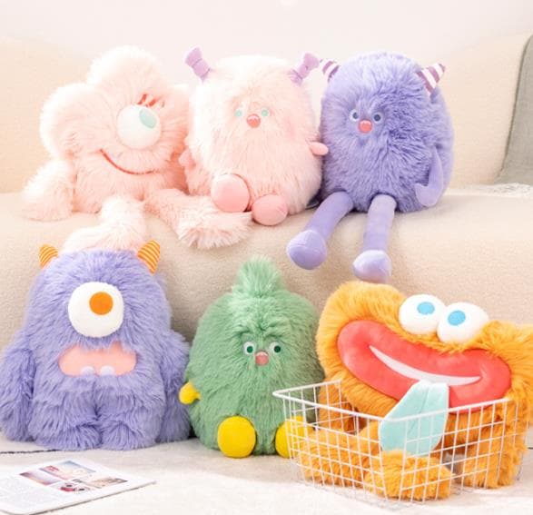 Fluffy Plush Toy Monster Doll - Monster Zi Mengmeng 50cm