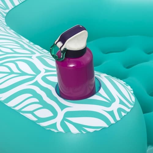 Flydende lænestol / Poolstol / Bademadras - Flydestol til pool Blå PVC