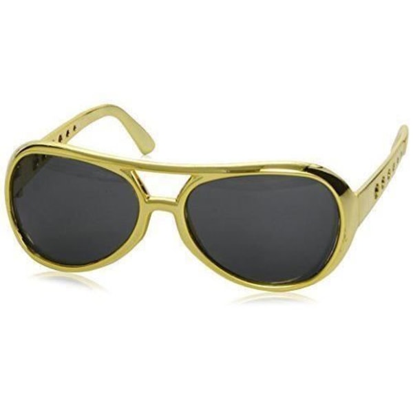 Stockofolie - 351141 - Elvis Gullkostyme Briller - 29157