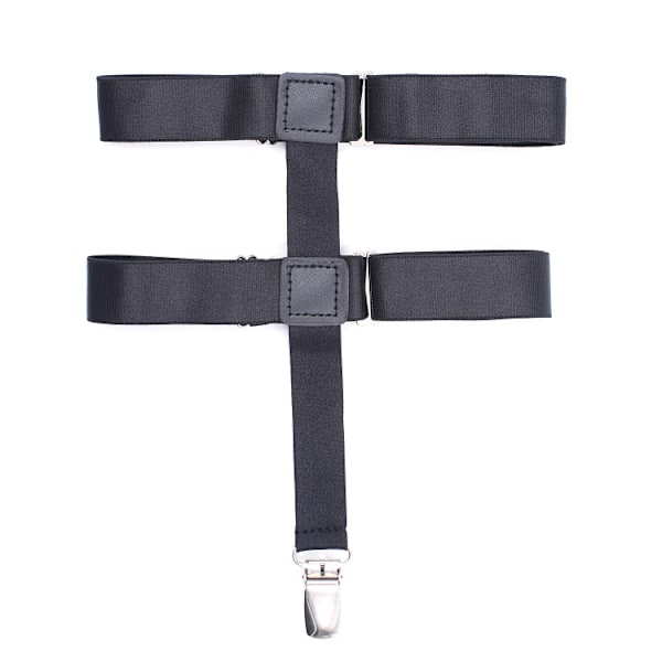 Justerbare lårstropper til kvinder, elastiske bånd med clips, høje strømper gotiske punkbånd