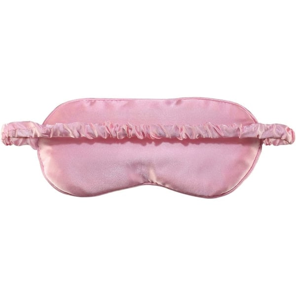 Satin Søvnmaske Myk Silke Bind for Øynene Jenter Kvinner Nattmaske Deksel Søvnmasker for Voksne Par Kjærlighet Valentinsdag