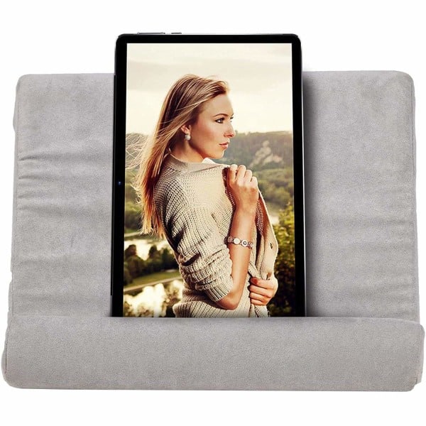 TG Tablet Pillow Stand - Grå Vit