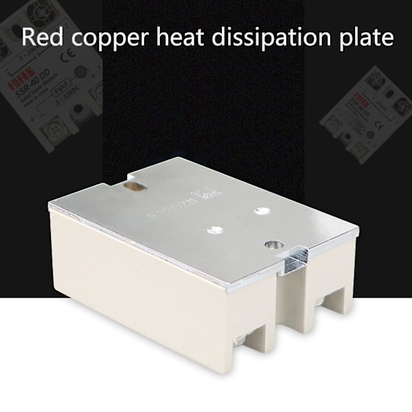 40dd 40a for dc 3-32v 24v-380v solid state relé for varmeseng varmer{hh]
