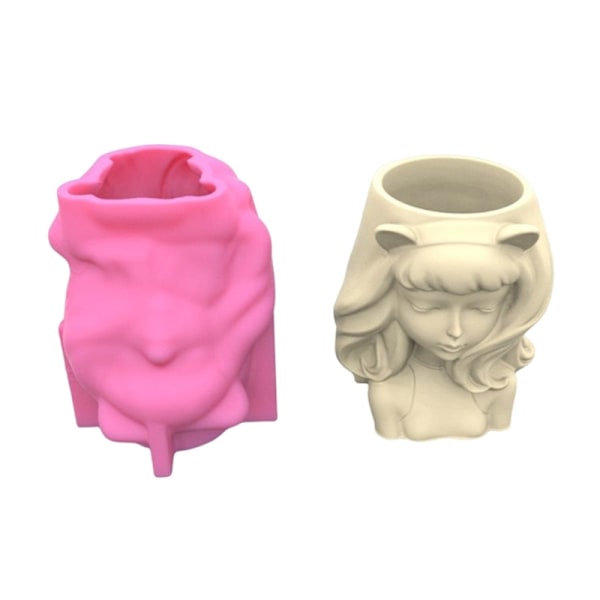 Beton Succulent Plantekasse Resin Form DIY Værktøj