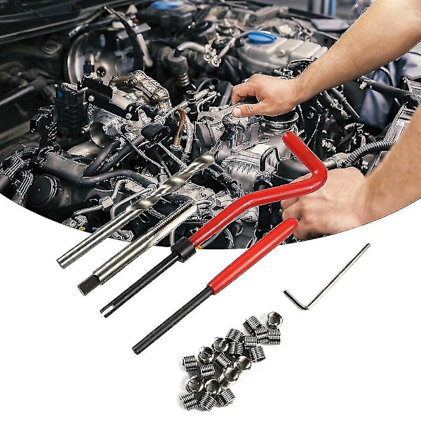 15 stk M14 X 1.5 gjengereparasjonssett Helicoil-kompatibel 14 mm skadede gjenger {HH} 25Pcs M10 x 1.25