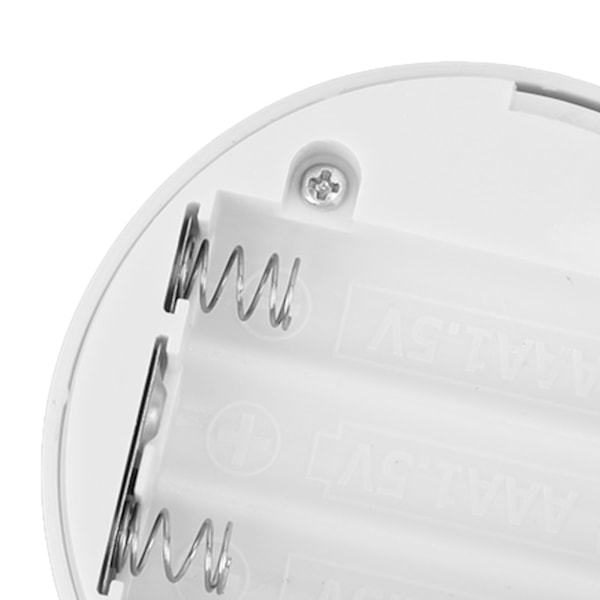 St LED Puck Lampor med Fjärrkontroll Dimbar Cirkulär Lampa för Under Skåp Garderob Bänkbelysning Vit