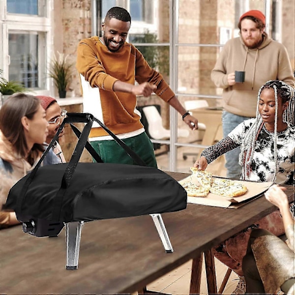 Ooni Koda 16 Pizzaovn Cover, Vandtæt og Vejrbestandig, Bæretaske, Pizzaovn Taske - Sort (66 x 60 x 22 cm)