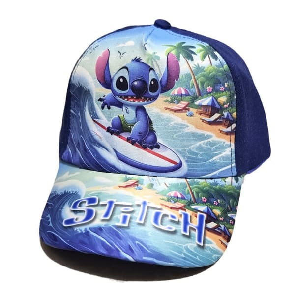 Stitch Anime Tecknad Barnkeps med Tryck, Justerbar