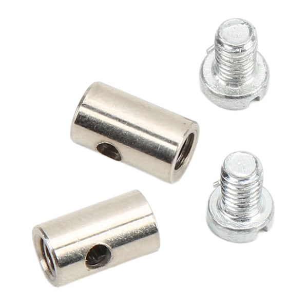 6mm/0.2 tum Lödfria Kabelnipplar Universal Metall Bromslinje Gasreglage Chokeände för Bil Motorcykel Cykel 0.1