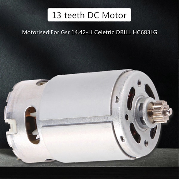 GSR14.4-2-LI 13 Tänder DC Motor 1607022649 HC683LG för DC14.4V 3601JB7480 Elektrisk Borr Underhåll{HH}