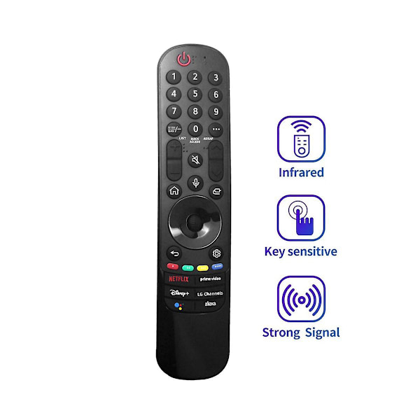 Ersättningsfjärrkontroll för LG Smart TV 2022 OLED TV Z2, G2, C2, B2, A2 QNED99, 90, 85, 8
