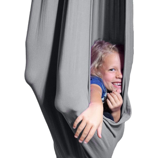 Yoga Swing Sæt og Hængekøje Sæt for Fleksibilitet og Smertelindring Mørkegrøn Dark green 1*2.8M