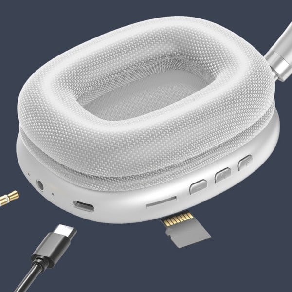 Trådløse Bluetooth-hodetelefoner med mikrofon og støyreduksjon