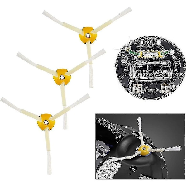 Børsteutskiftningssett Reservedeler Kompatibel med Irobot Roomba Serie 800 860 870 880 890 Og 900 960 980 - Pakke med 14