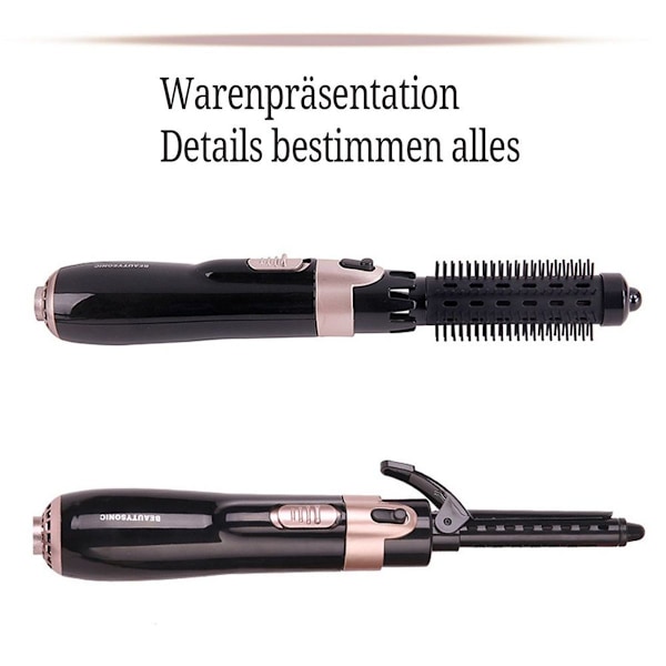 Babyliss roterende varmluftsbørste, fire-i-én, sort KLB