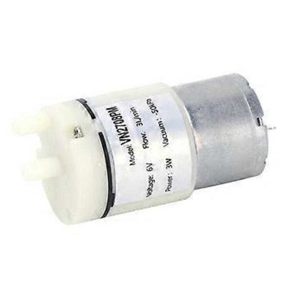 3st Mikro Membranpump Mini Vakuum Vatten Luftmotor för Akvarium DC 6V (VN2708PM{hh]