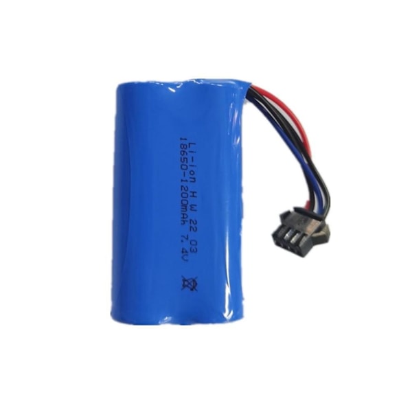 7.4V 1200mAh lithium batteri erstatningsbatteri til radiostyret bil