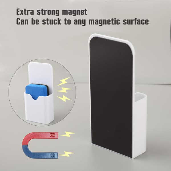 Magnetisk Penholder 2 Stykker Whiteboard Tilbehør Vægmonteret Blyantholder Til Køleskab Kontor Hjem