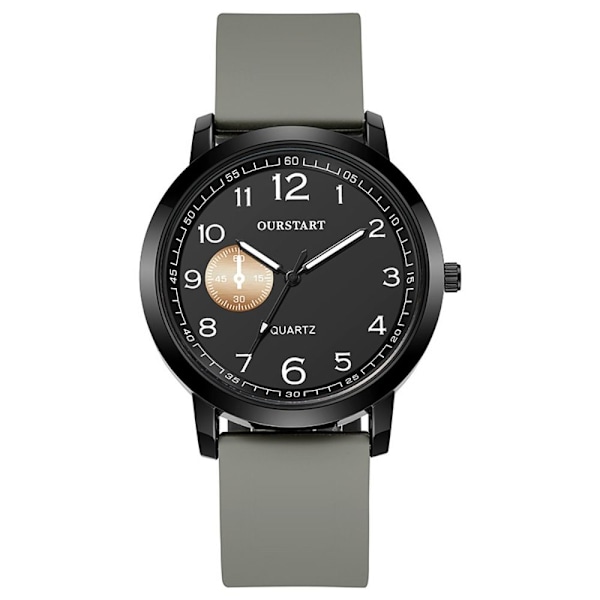 Klokke Quartz Klokke GRÅ