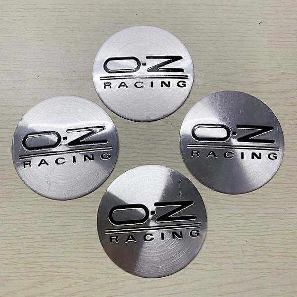4 kpl/erä 55 mm 62 mm Auton muotoilu Pyörän keskiökupin suojus Tarra Hiilikuitu Navan suojus Tarra OZ Racing Emblem Merkki OZ M582 M595|Autotarrat| 2 62mm for M595