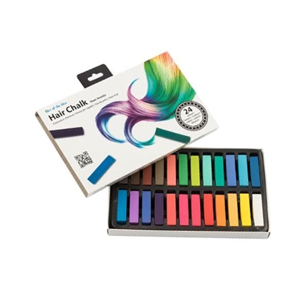 Hårkritor / Hårfärg för Barn - 24 olika färger för hår Multicolor multifärg