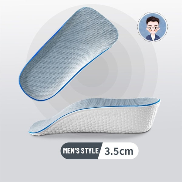 Skoinnlegg med Hulfotstøtte 3.5CM HERREMODELL HERREMODELL 3.5cm Men's style 3.5cmMen's style