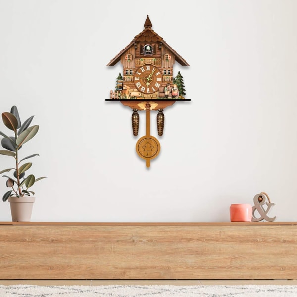 German Black Forest Cuckoo Clock - Retro nordisk stil